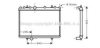 AVA QUALITY COOLING PE2265 Radiator, engine cooling